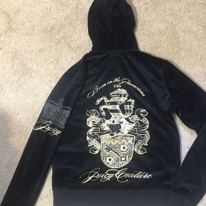 Juicy Couture Sequin Velour Track Jacket